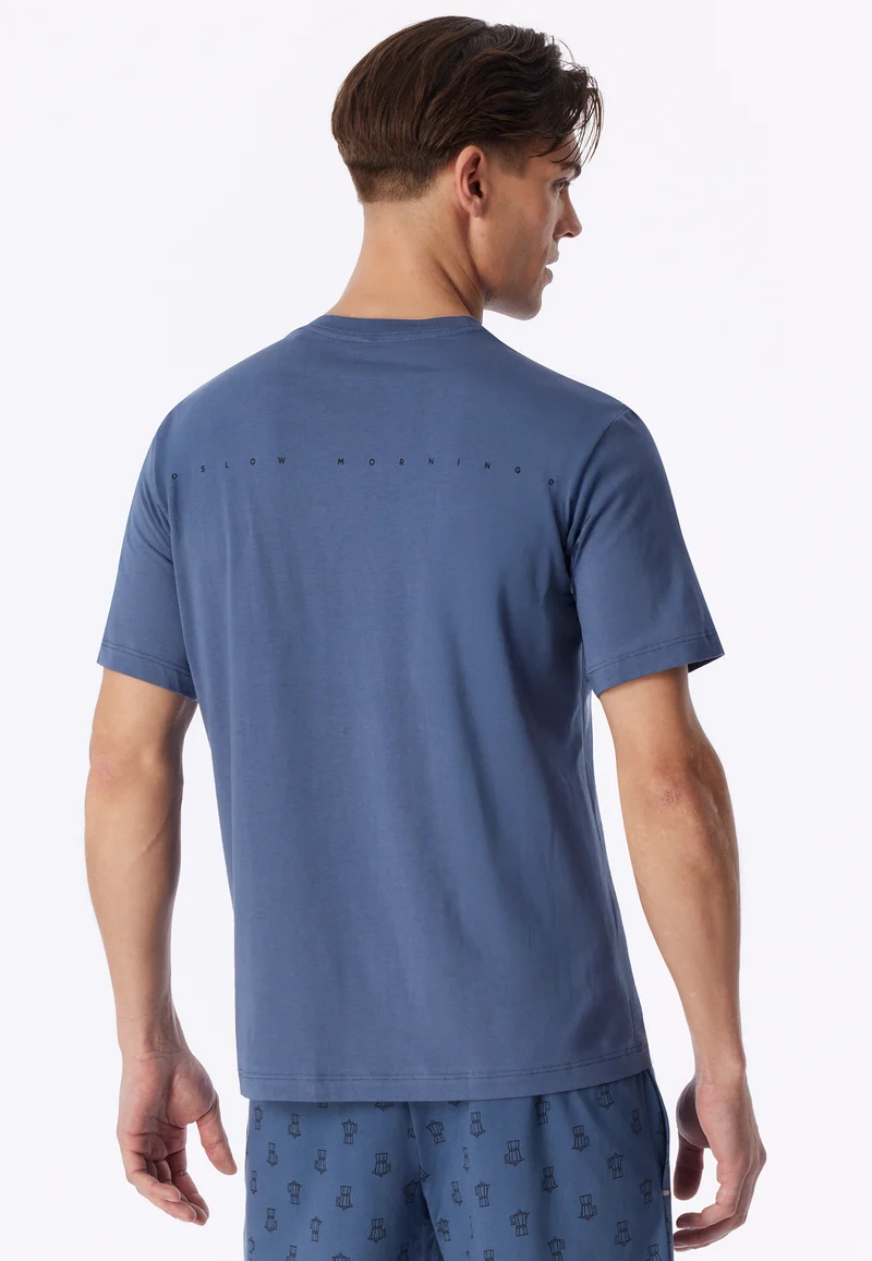 T-Shirt Blau - Mix+Relax