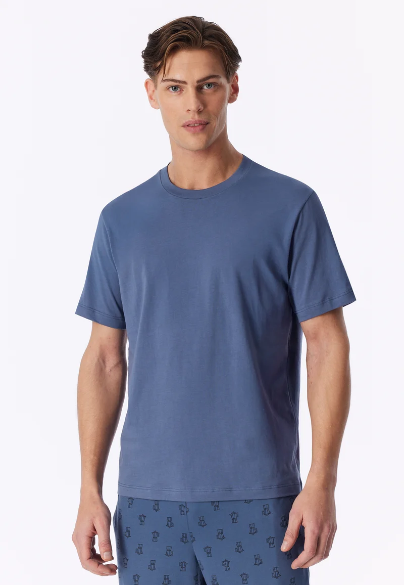 T-Shirt Blau - Mix+Relax