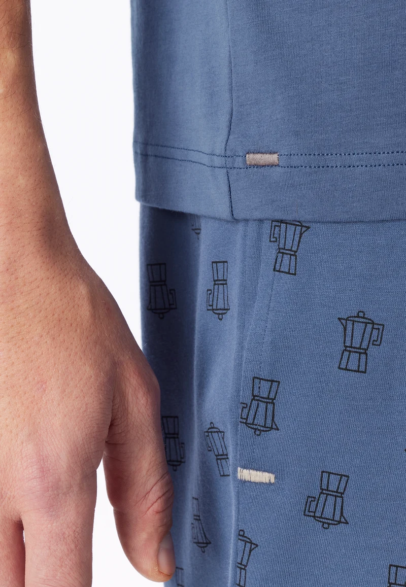 T-Shirt Blau - Mix+Relax