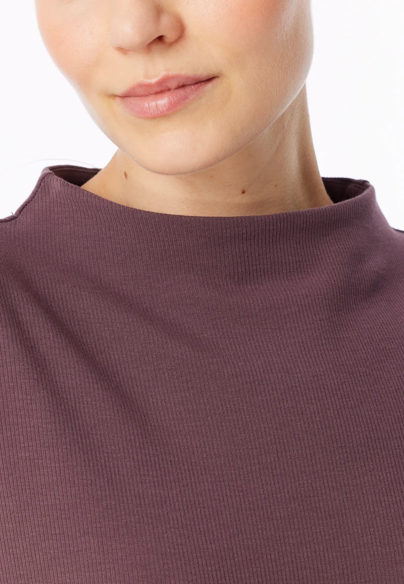 Schlafanzug mit Bündchen Bordeaux - Selected Premium Warming