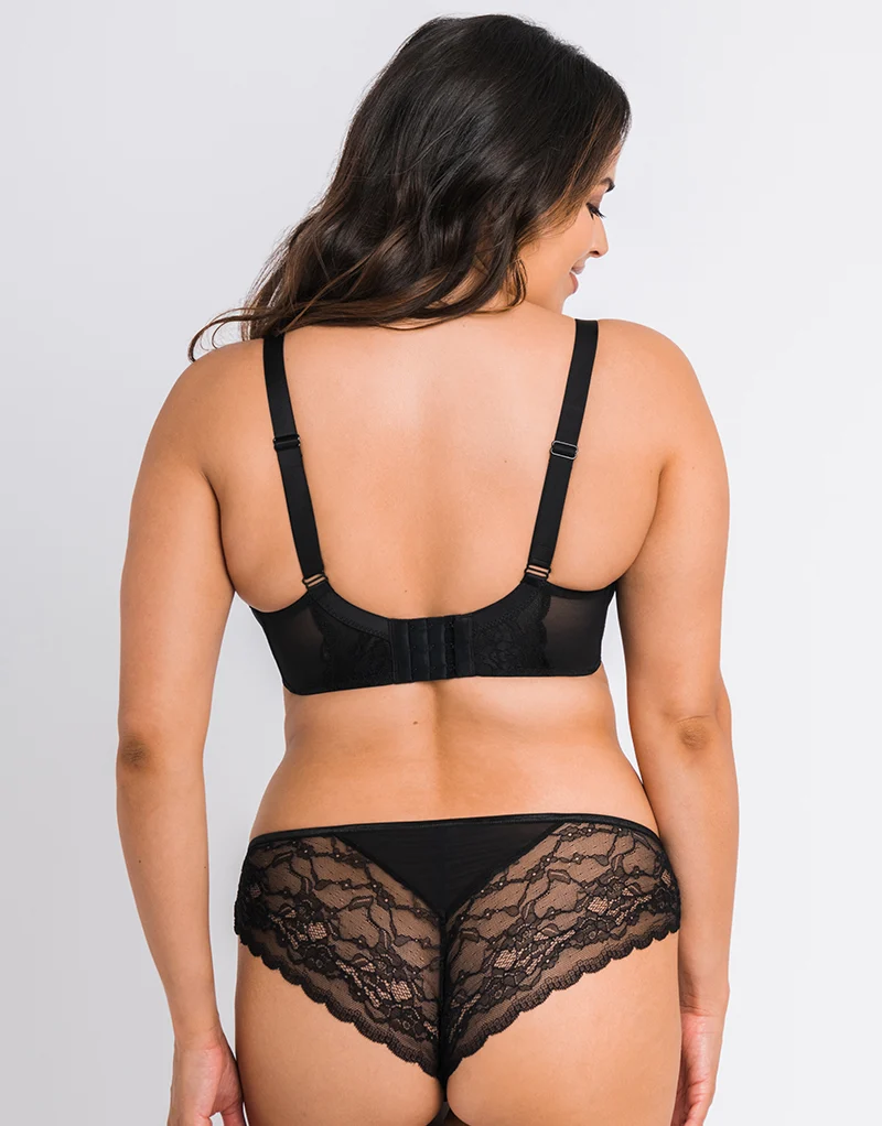 Curvy Kate Flutterby Brazilian Brief Black