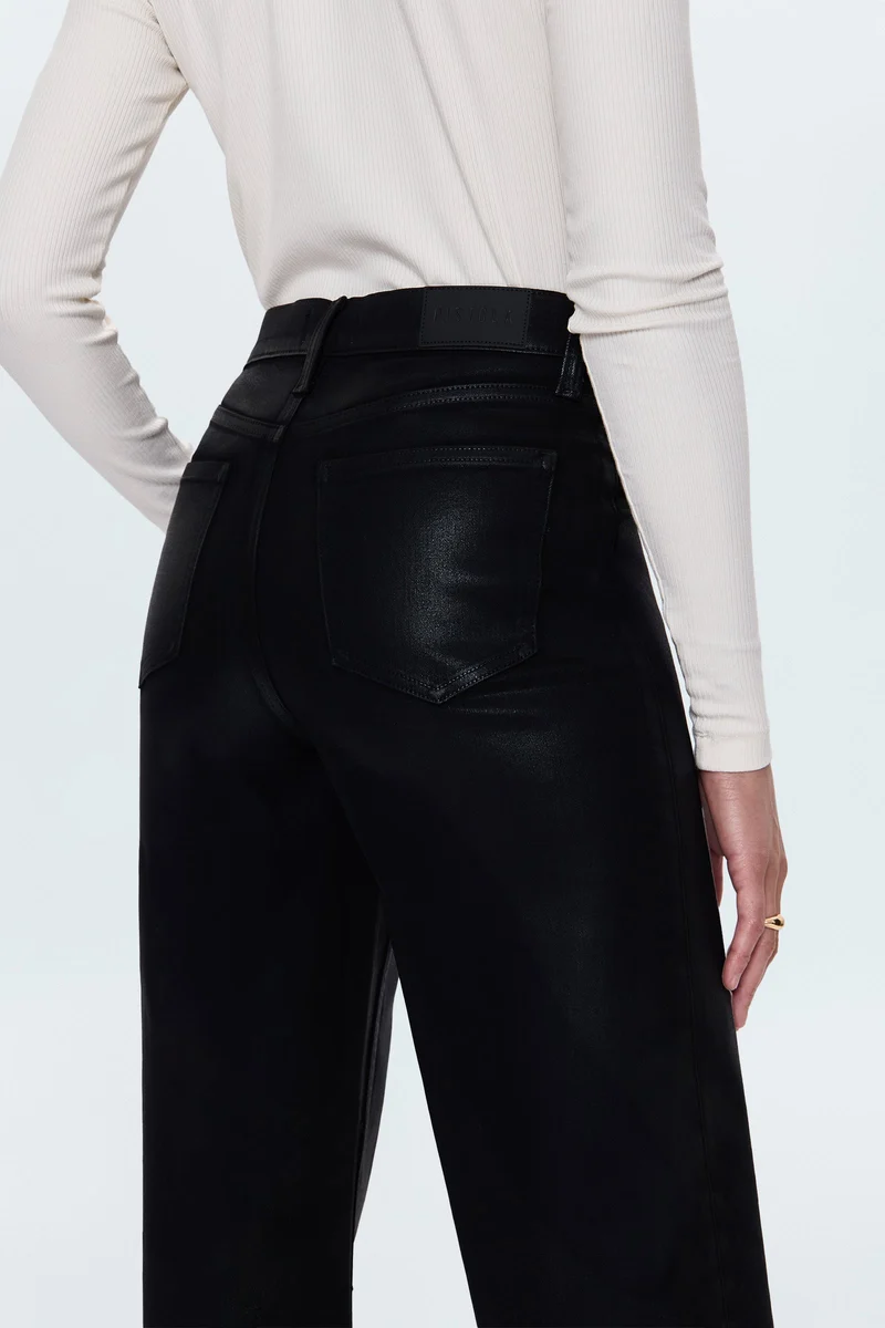 Jeans ample enduit légèrement lustré Lana