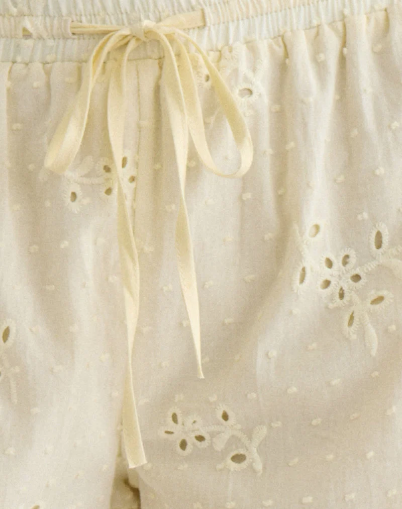 Shorty Judy en broderie Lemon