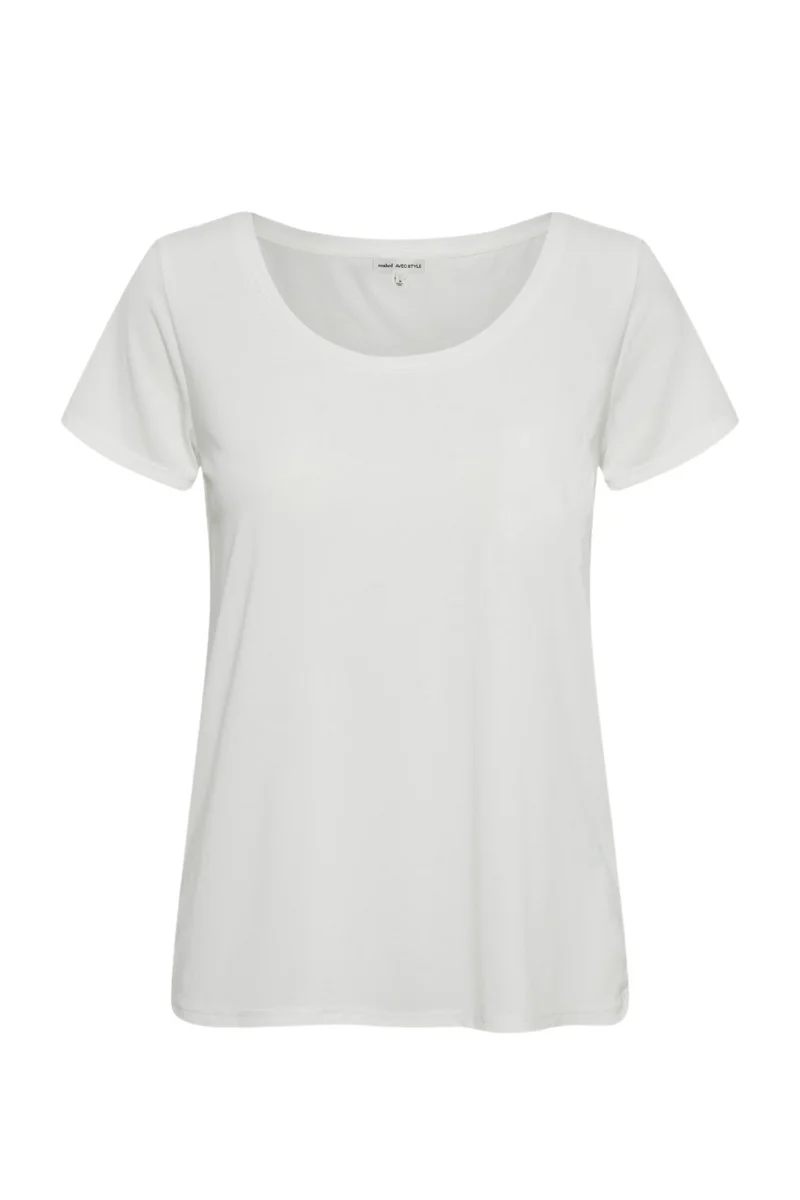 T-shirt Essentiel de base - Blanc cassé ❤️