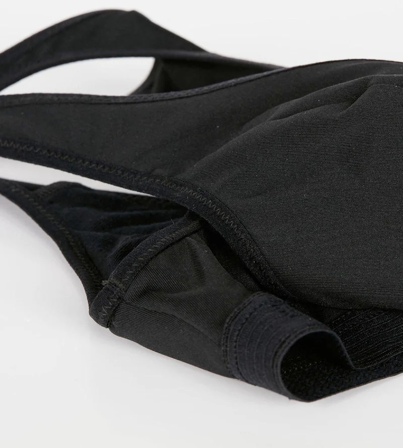 Brassière de sport noire DIM Pocket Micro Girl