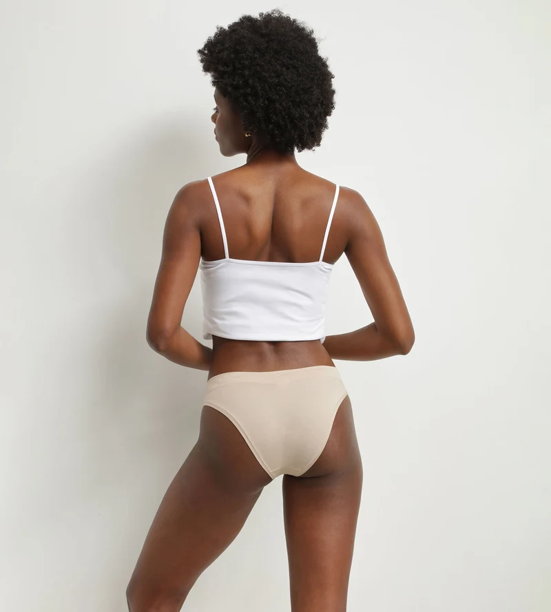 Culotte femme en coton modal Nude Dim Comfort Collection