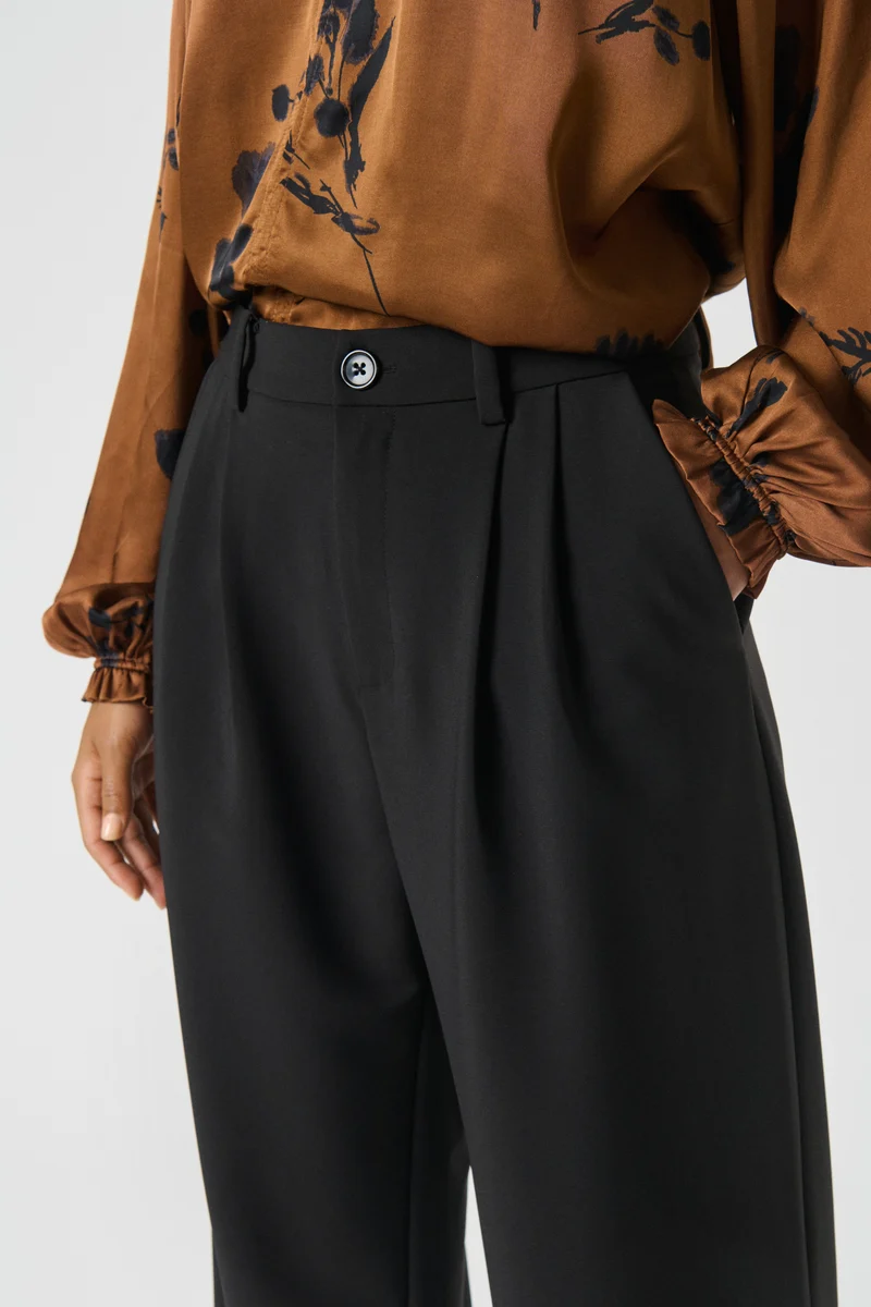 Pantalon ample plissé Veanna