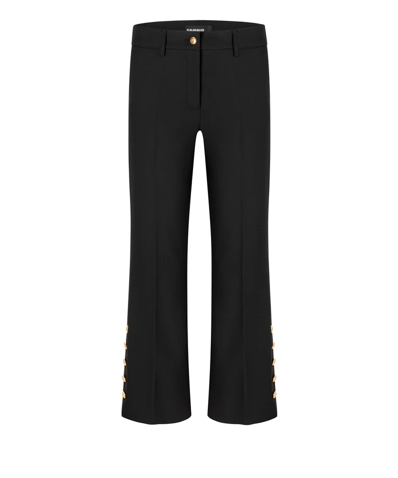 Pantalon bootcut avec boutons dorés France