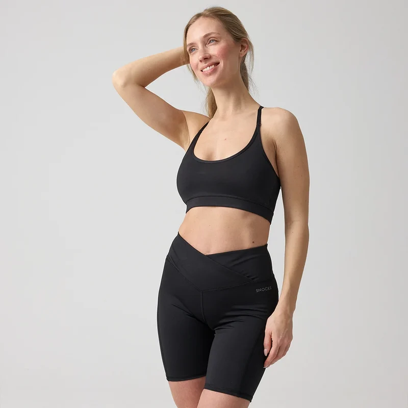 Radlerhose Damen V Cross | Schwarz