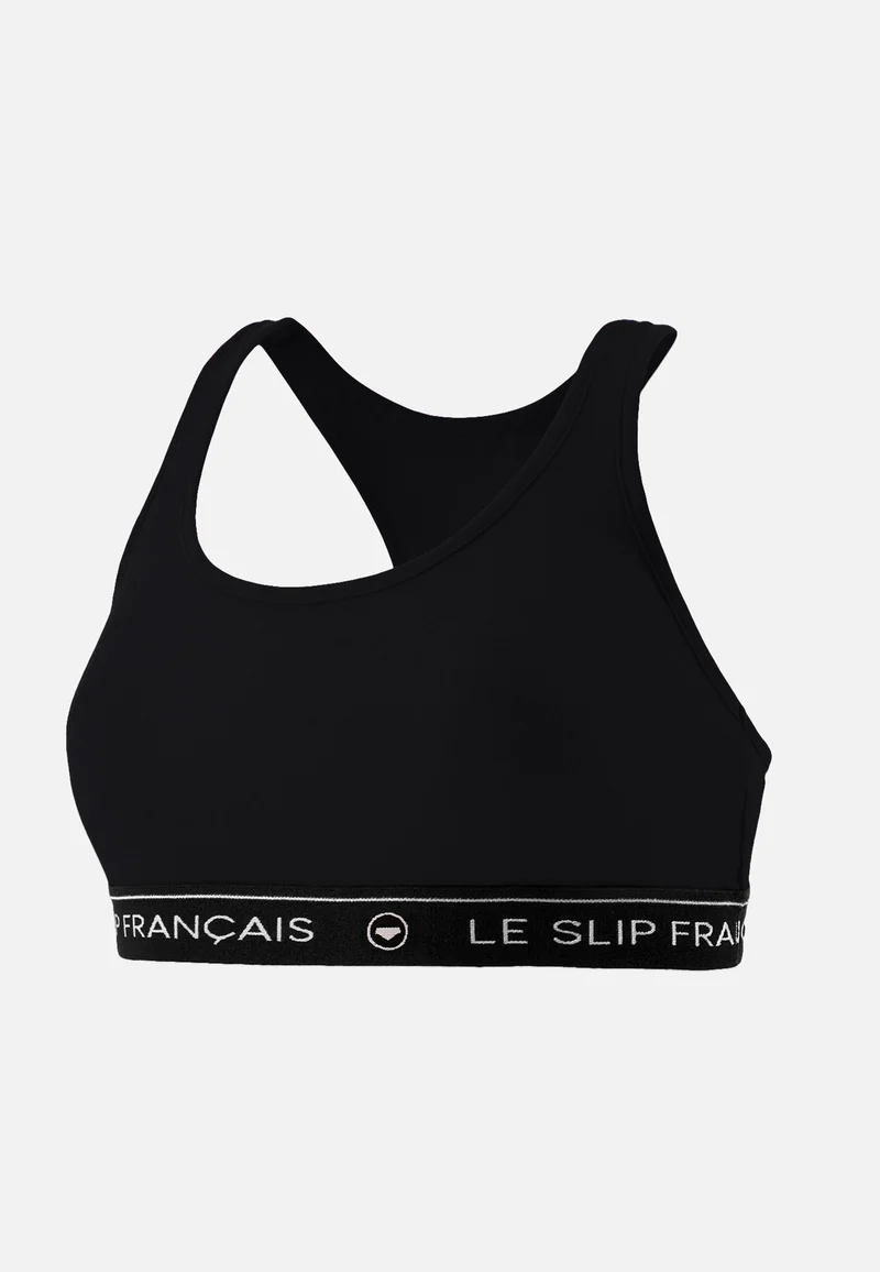 Brassière femme noire en coton - Tapageuse Noir