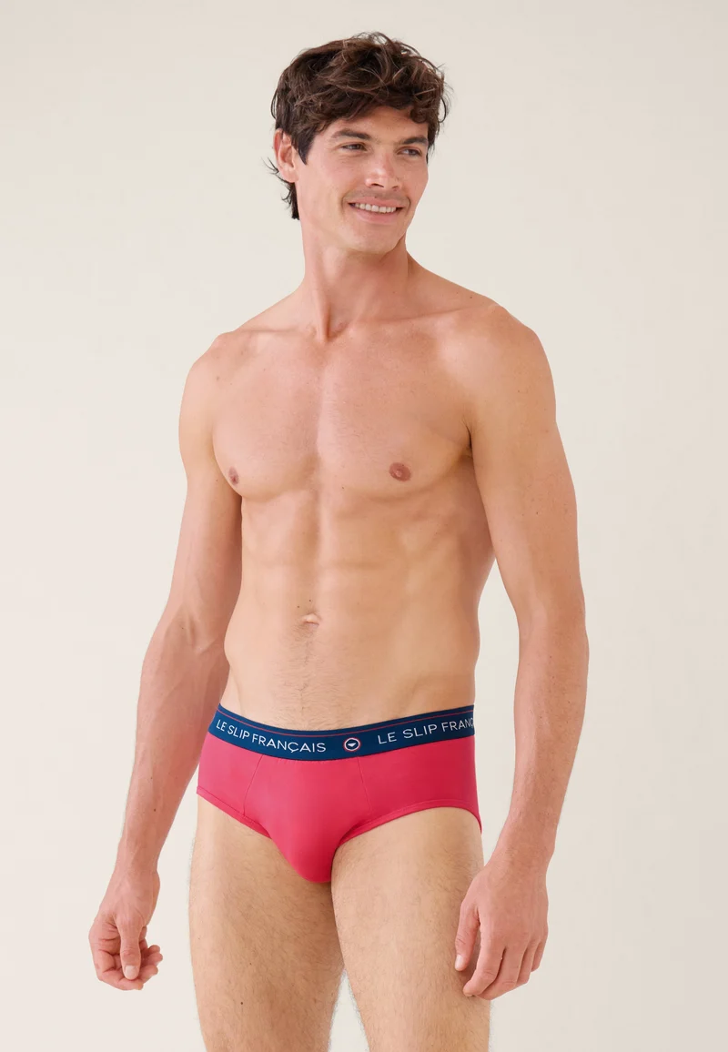 Slip rose en coton - Intrépide Rose Cerise