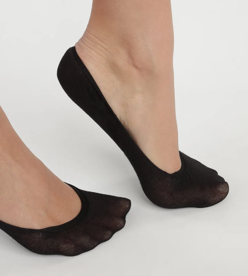 Protège-pieds noir Easy Day Spécial Ballerines 52D