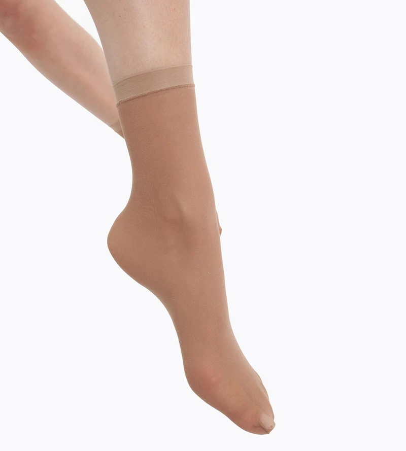 Lot de 4 socquettes daim EcoDIM semi-opaques 30D