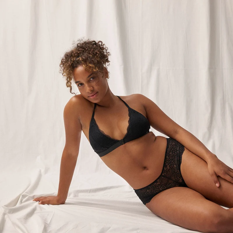 Hipster Panties aus Spitze | Dunkelrot