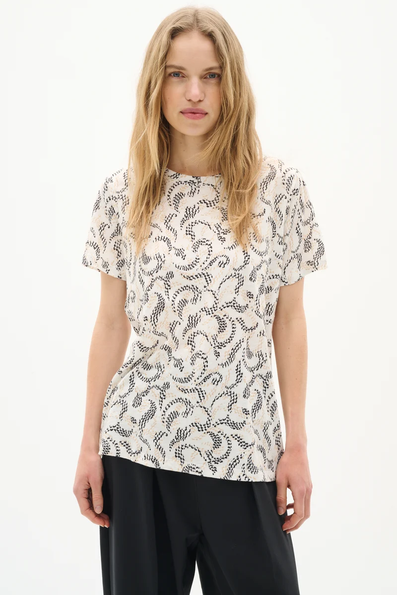 T-shirt avec col rond Alma