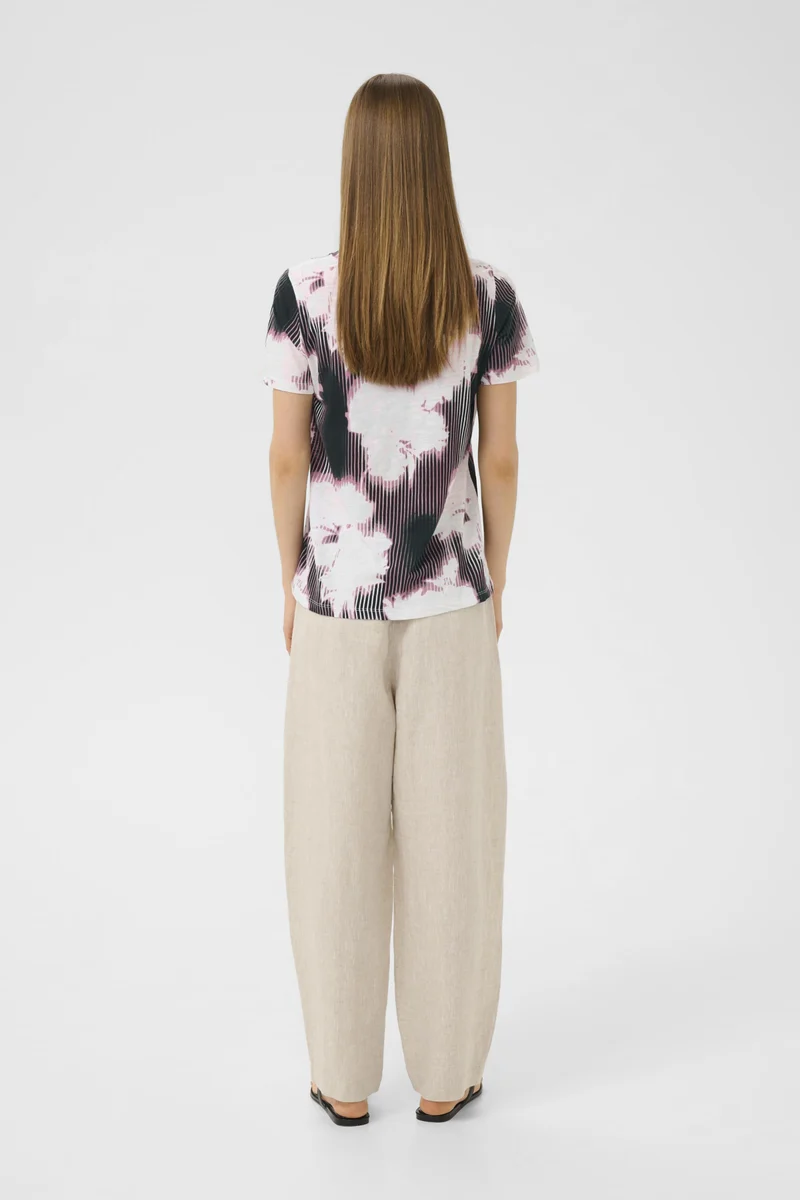 T-shirt avec col rond Alma