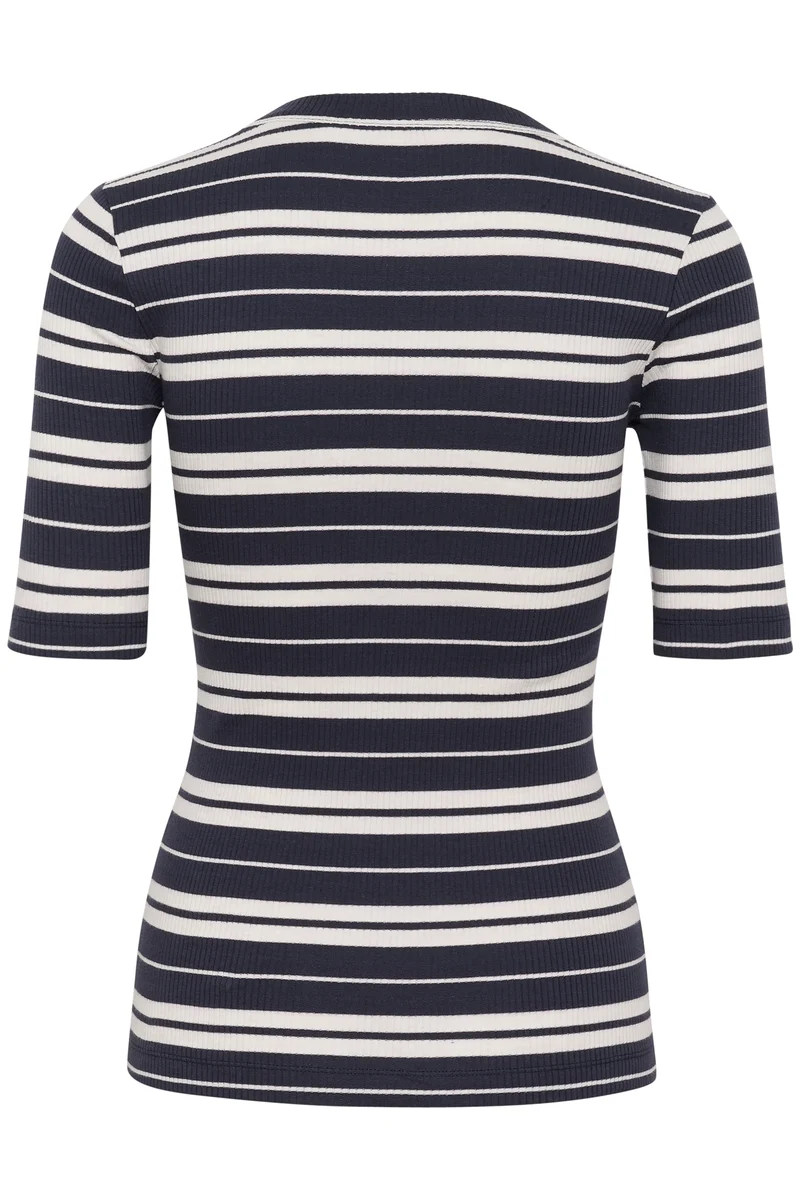 T-shirt en coton rayé Dagna