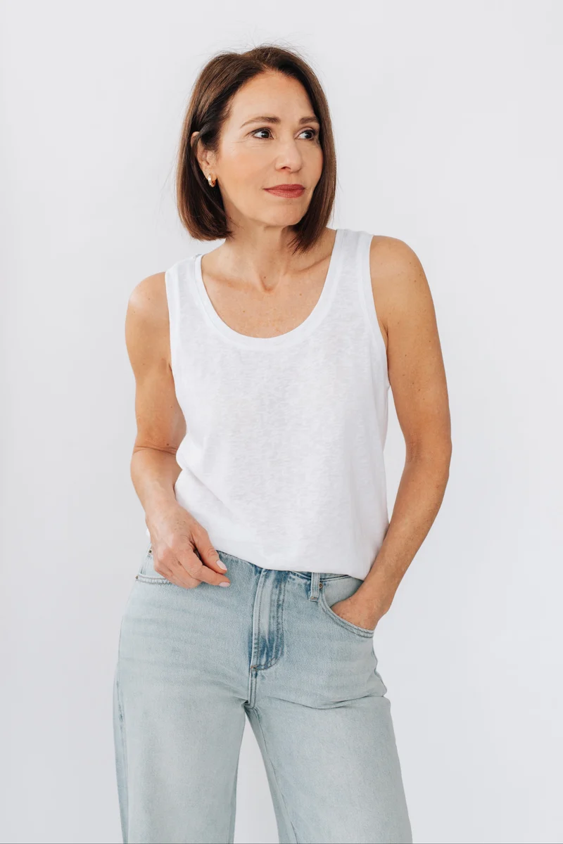 Camisole Rio effet lin - Avec Style Studio