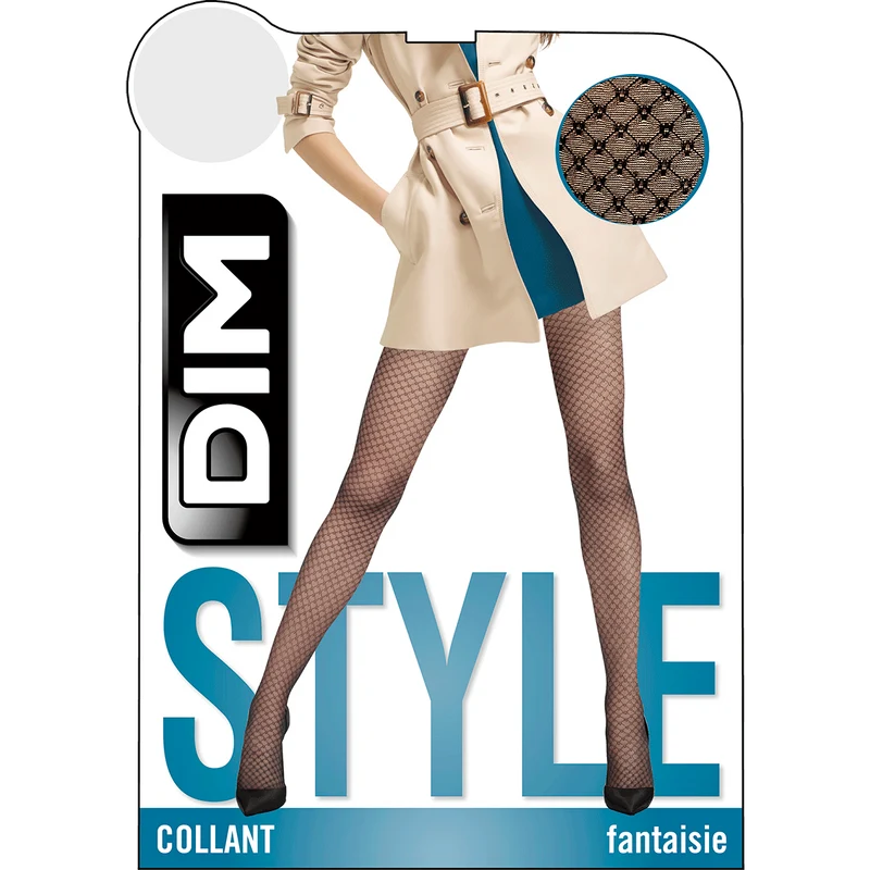 Collant noir voile bijoux 23D Madame so Chic
