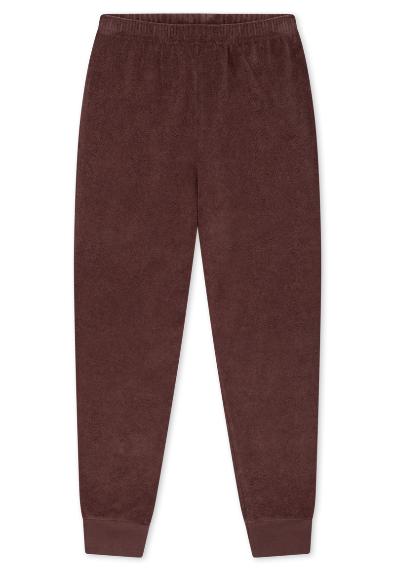 Schlafanzug mit Bündchen Bordeaux - Nightwear