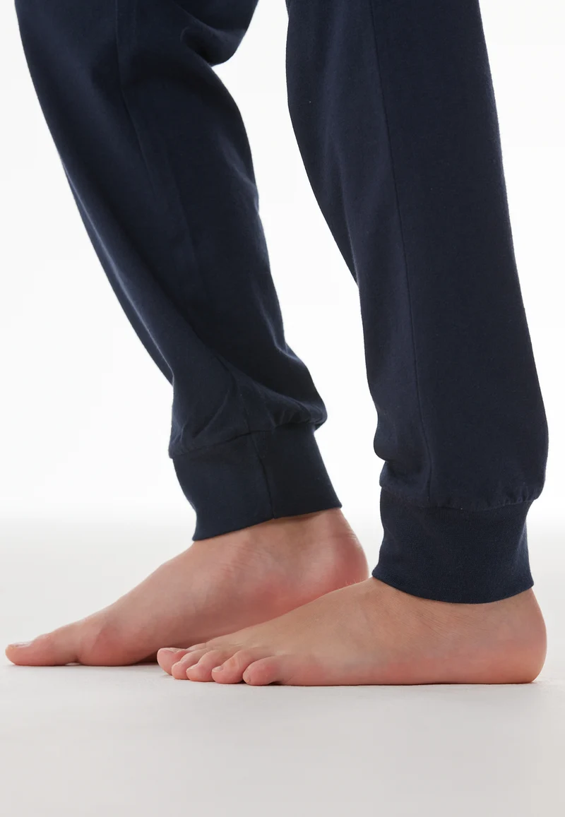 Schlafanzug mit Bündchen Bunt gestreift - Nightwear