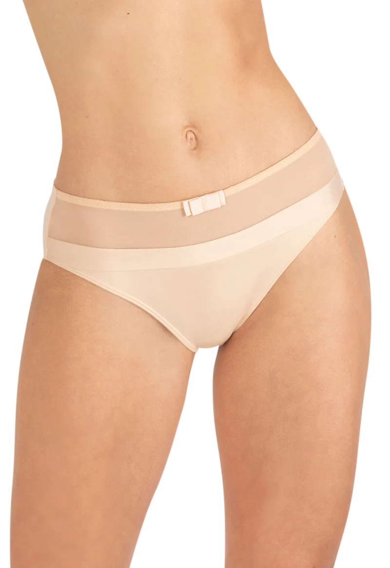 Slip Tulle Design - Nude