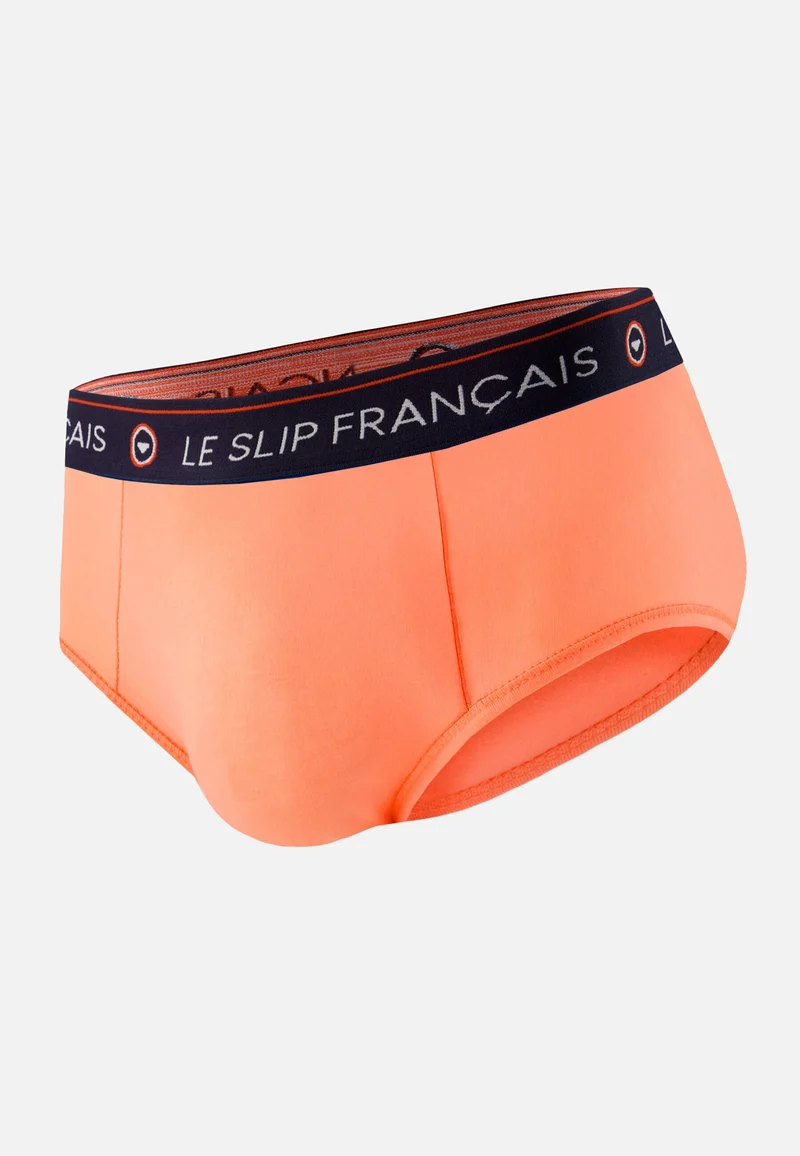 Slip rose en coton - Intrépide Rose Pêche