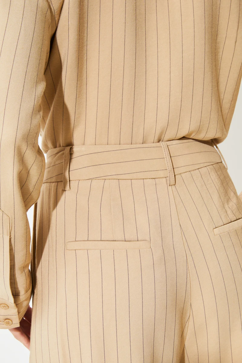 Pantalon tailleur avec rayures Jill