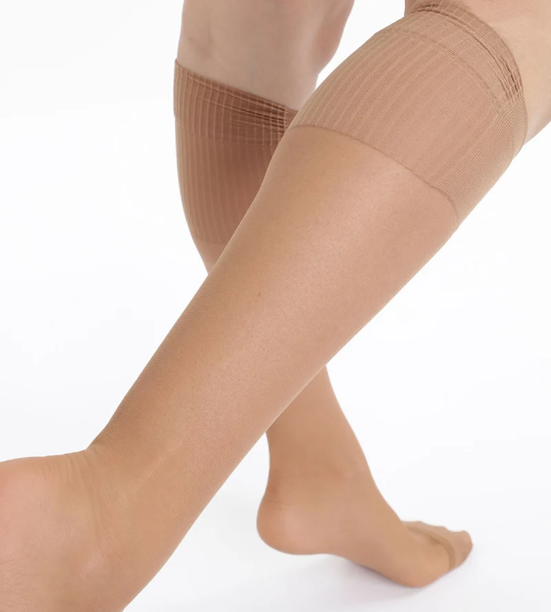 Lot de 2 mi-bas cannelle Absolu Flex 20D