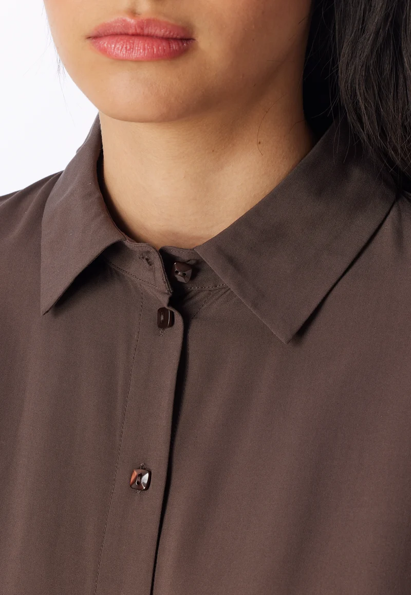 Pyjama mit Spitze Braun - Modern Lace