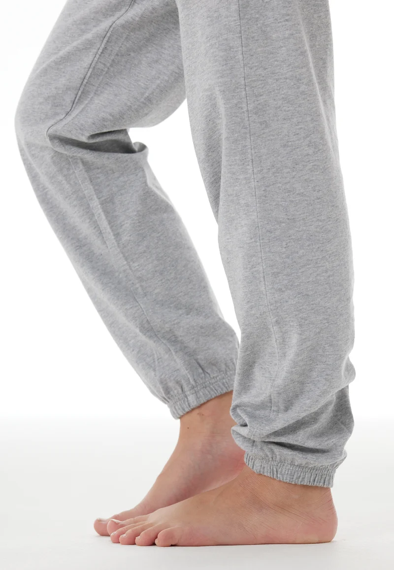 Schlafanzug mit Bündchen Dunkelblau/Grau - Nightwear