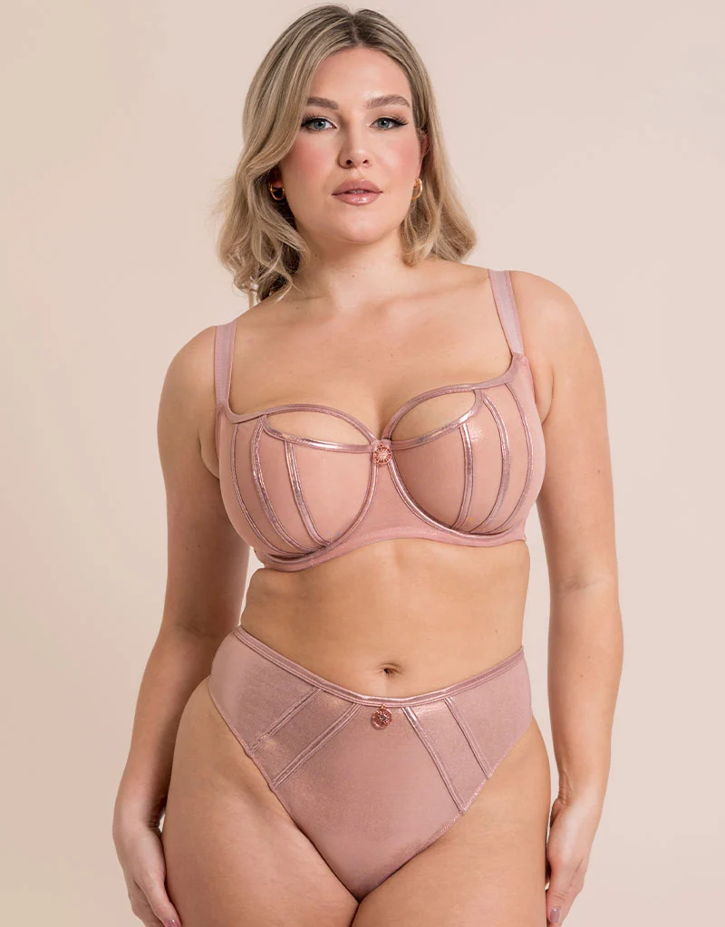 Scantilly Eos Thong Rose Gold