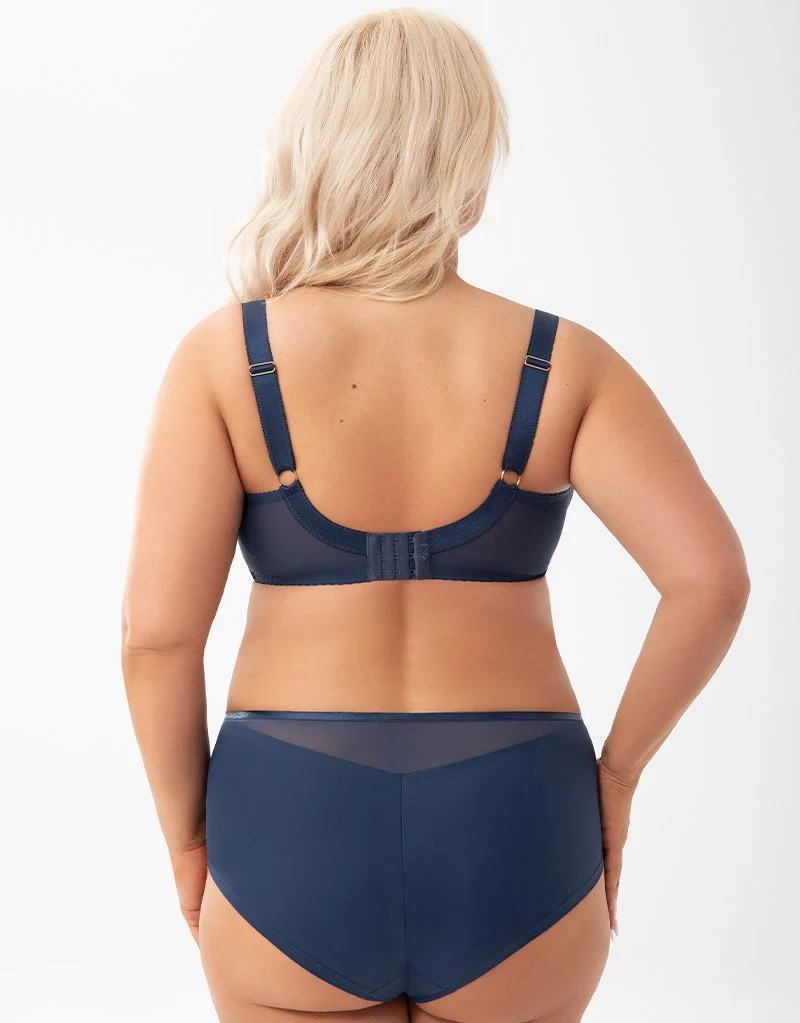 Gorsenia Narcisa Balconette Bra Navy Blue