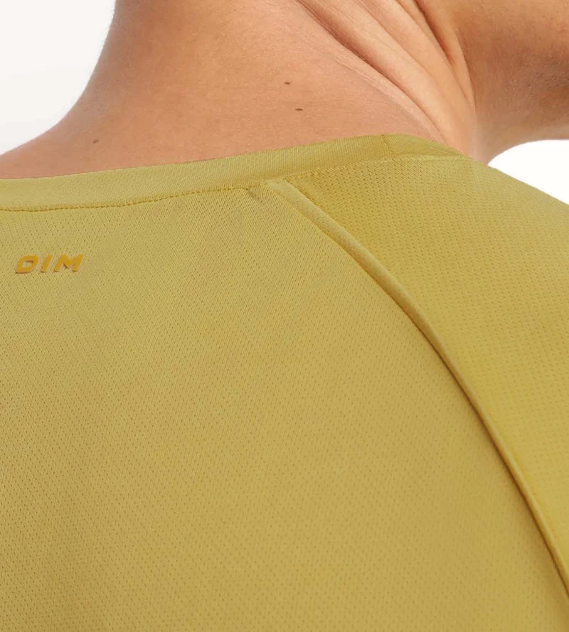 T-shirt de sport homme en matière aérée Olive Dim Move