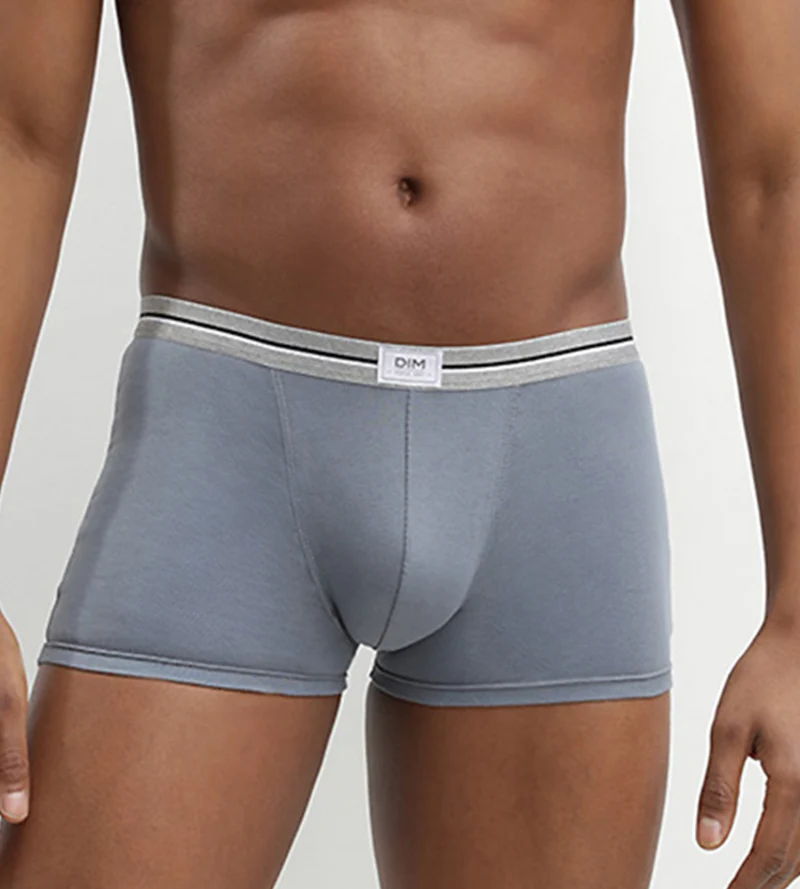 Lot de 3 boxers Homme Ultra Resist Coton Stretch Gris Acier Noir
