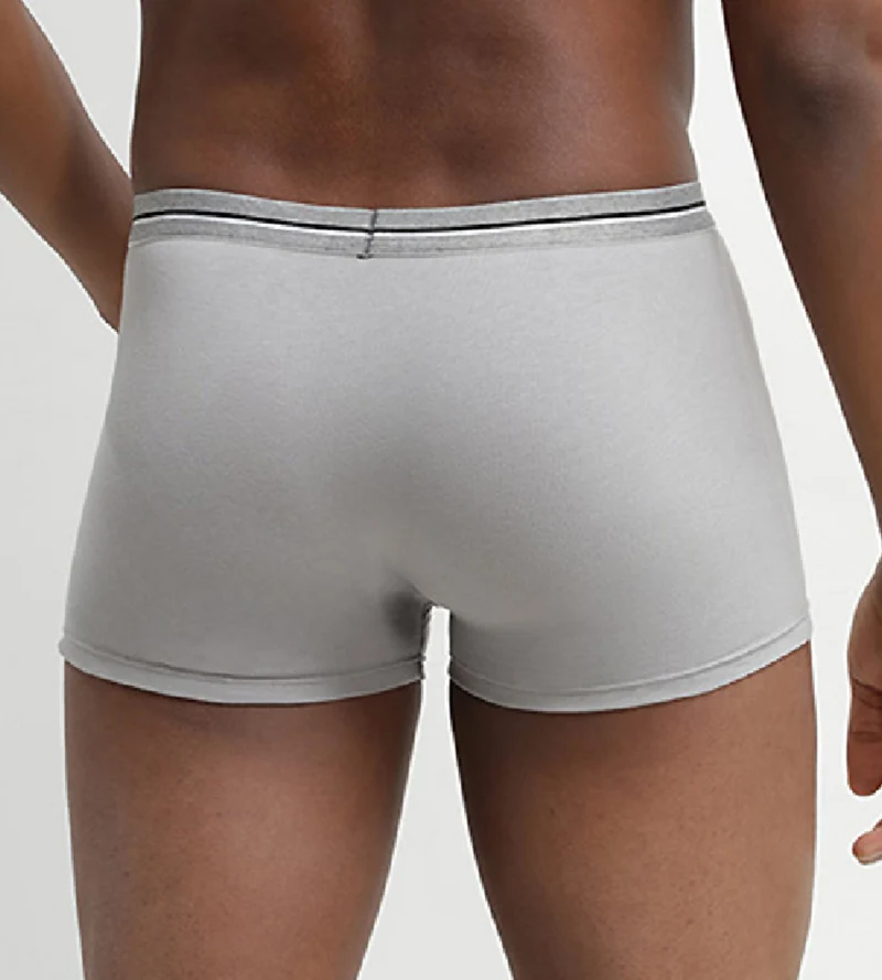 Lot de 3 boxers Homme Ultra Resist Coton Stretch Bleu Jean Gris