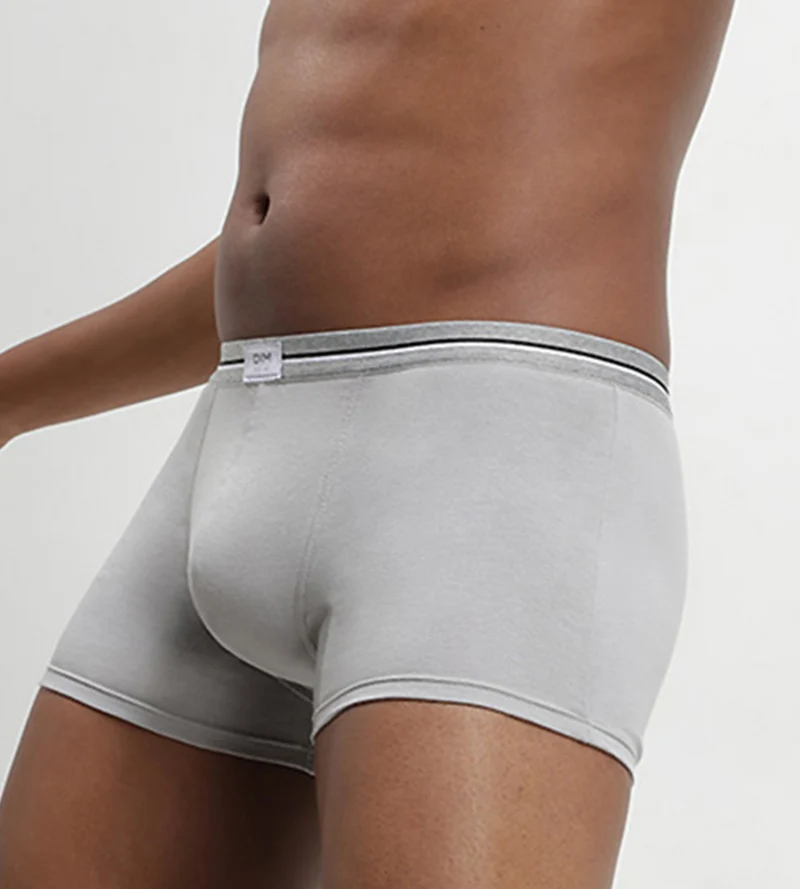 Lot de 3 boxers Homme Ultra Resist Coton Stretch Bleu Jean Gris