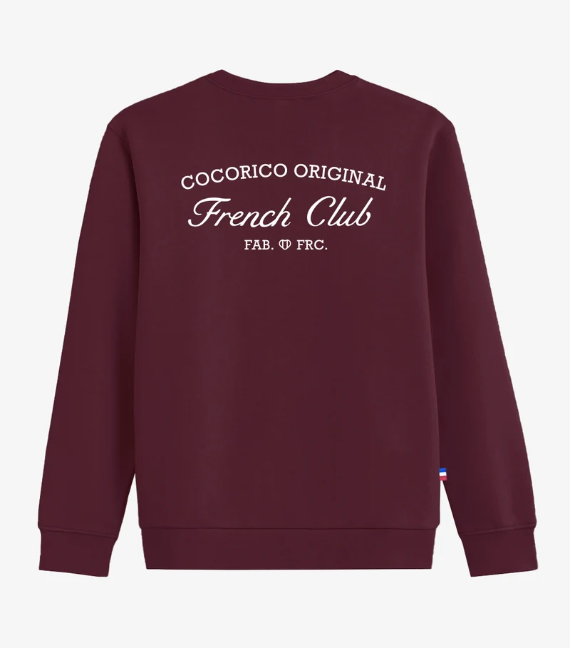 Sweat Homme Bordeaux - French Club