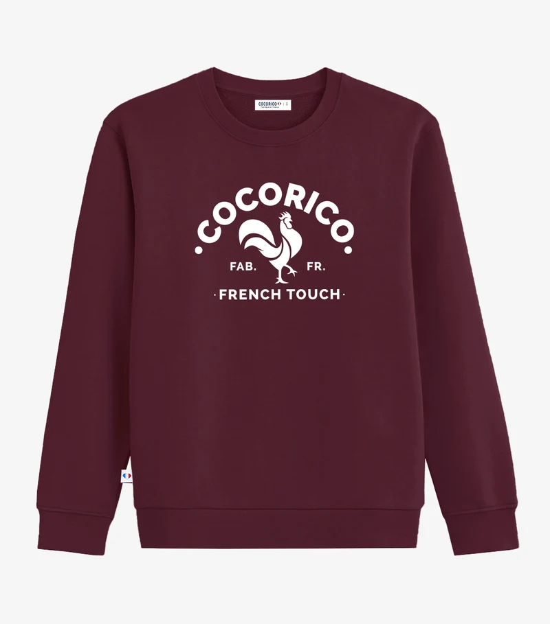 Sweat Homme Bordeaux - Coq Français