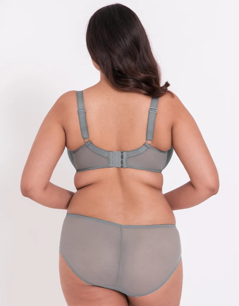 Flirtelle Alice Balcony Bra Silver