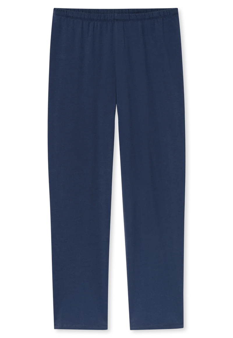 Schlafanzug Dunkelblau/Beige gemustert - Comfort Essential
