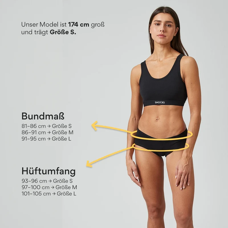 Hipster Panties | Schwarz