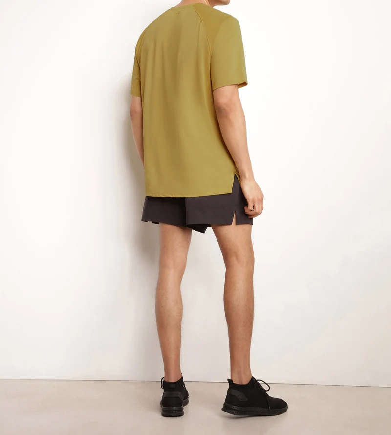 Short de sport homme en matière aérée Noir Dim Move