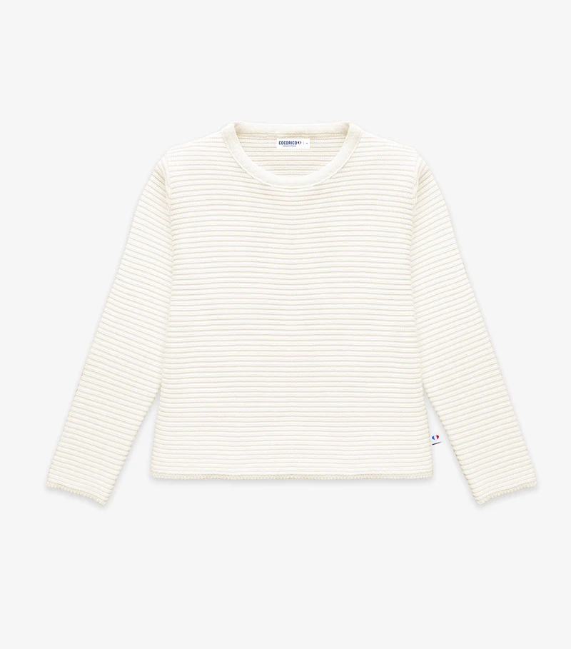 Pull Femme Laine Ecru - Melody