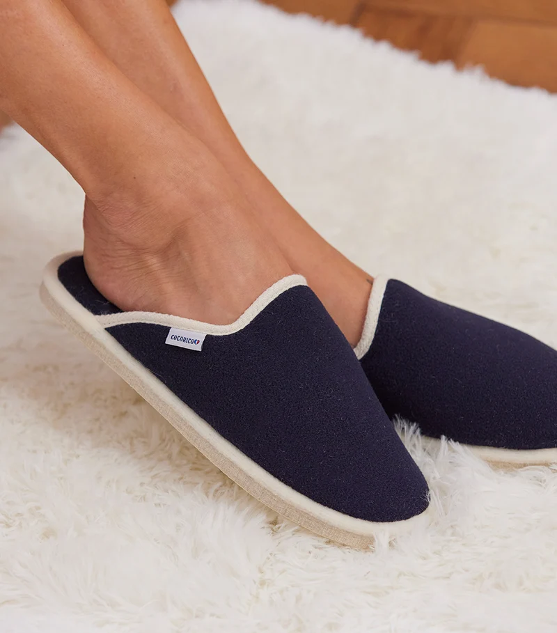 Mules Femme Marine