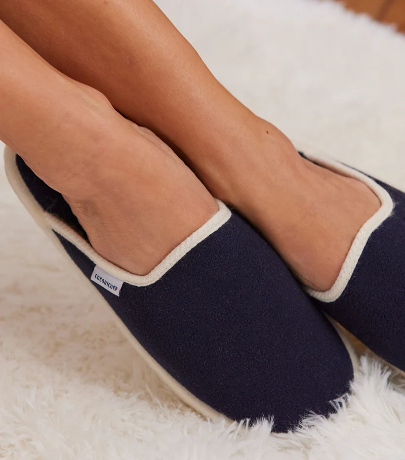 Mules Femme Marine
