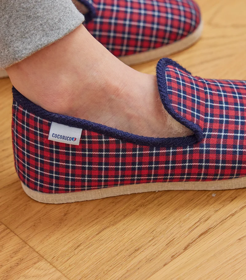 Charentaises Femme Tartan