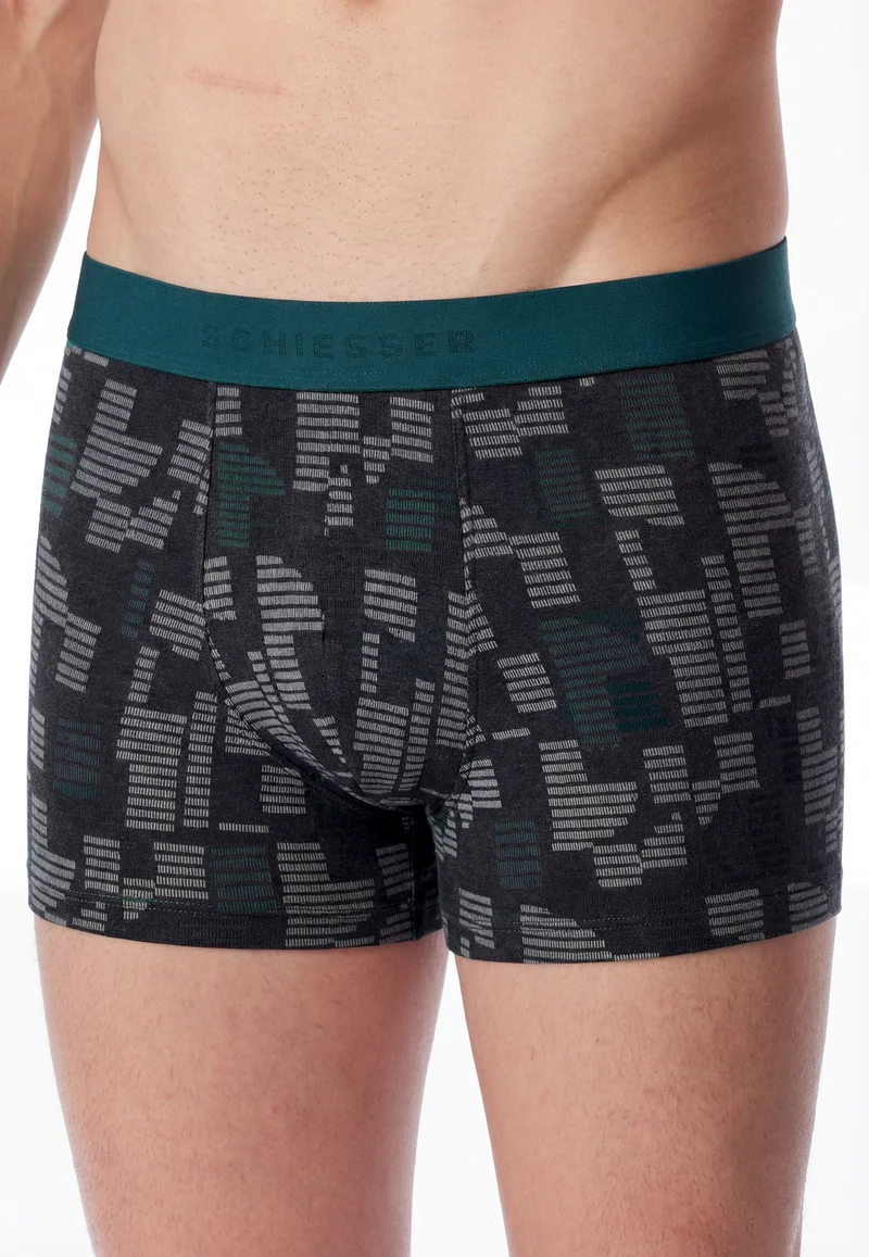 Enge Boxershorts 3er-Pack Schwarz gemustert - 95/5