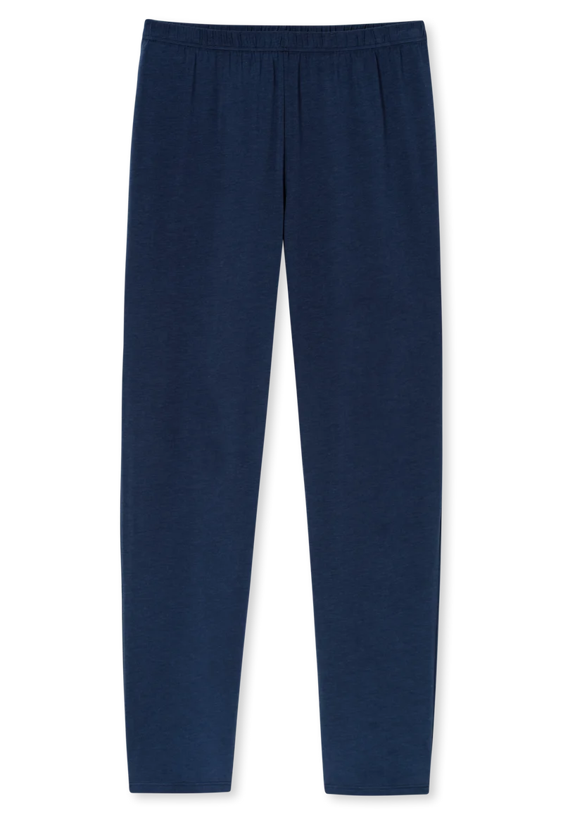 Schlafanzug Dunkelblau/Bordeaux gestreift - Long Life Soft