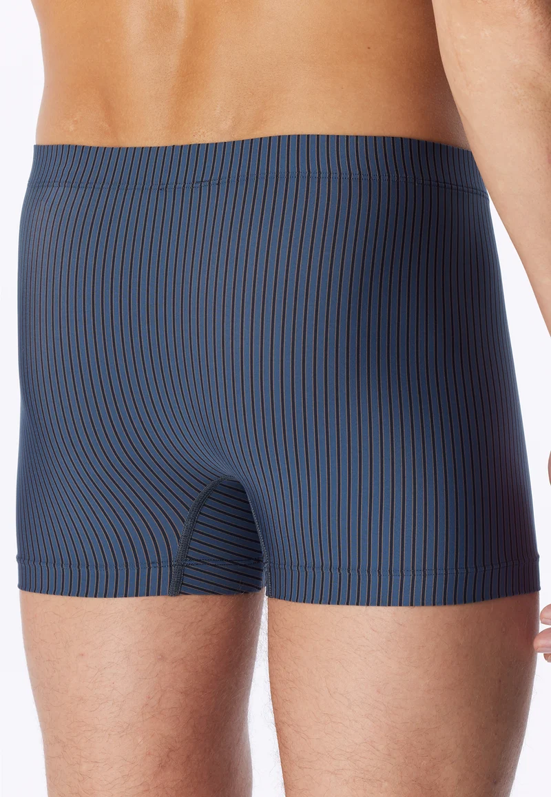 Enge Boxershorts Blau gestreift - Pure Micro